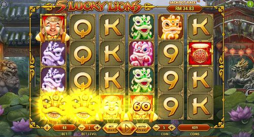 5 Lucky Lions demo 5 Lucky Lions demo