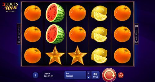 3 Fruits Win: 10 Lines demo 3 Fruits Win: 10 Lines demo