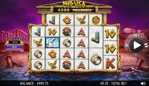 Medusa MegaWays demo Medusa MegaWays demo