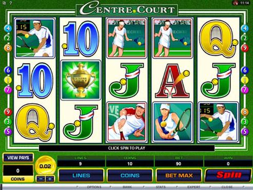 Centre Court slot Centre Court slot