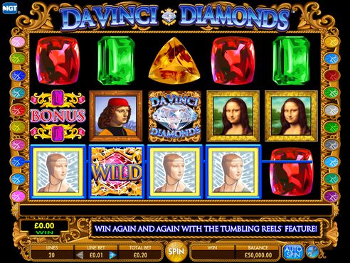 Da Vinci Diamonds slot Da Vinci Diamonds slot