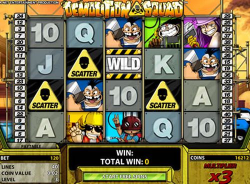 Demolition Squad slot Demolition Squad slot