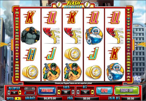 The Flash Velocity slot The Flash Velocity slot