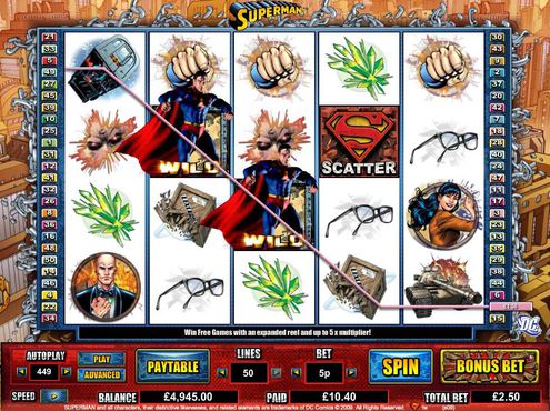 Superman slot Superman slot