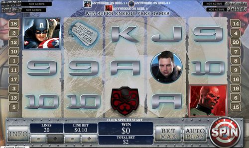 Captain America The First Avenger slot Captain America The First Avenger slot