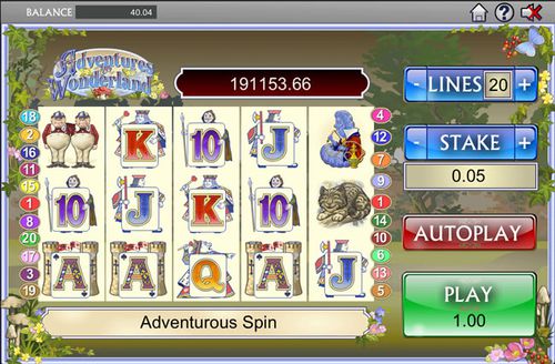 Adventures In Wonderland slot Adventures In Wonderland slot