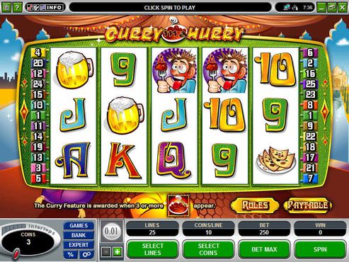 Curry In A Hurry slot Curry In A Hurry slot