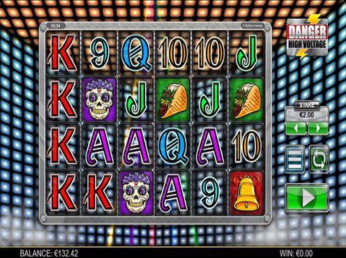 Danger High Voltage slot Danger High Voltage slot