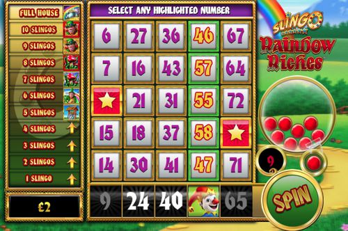 Rainbow Riches Slingo slot Rainbow Riches Slingo slot