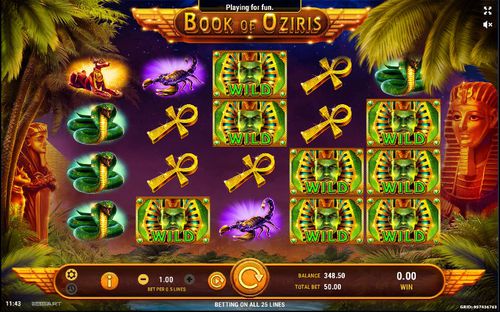 Book of Oziris slot Book of Oziris slot
