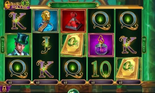 Book of Oz Lock N Spin slot Book of Oz Lock N Spin slot