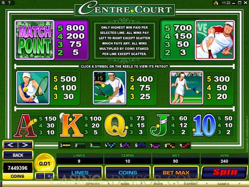 Centre Court free play Centre Court free play