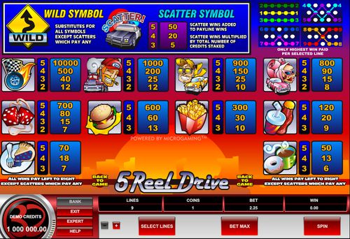 5 Reel Drive free play 5 Reel Drive free play