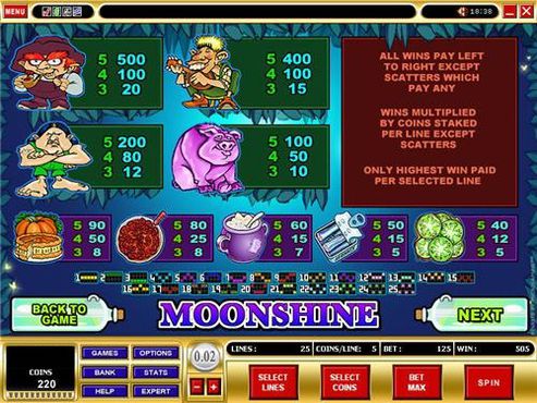 Moonshine free play Moonshine free play