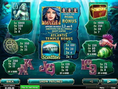 Atlantis Queen free play Atlantis Queen free play