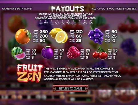 Fruit Zen free play Fruit Zen free play