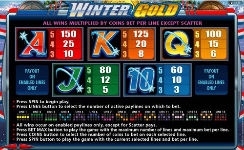 Winter Gold free play Winter Gold free play