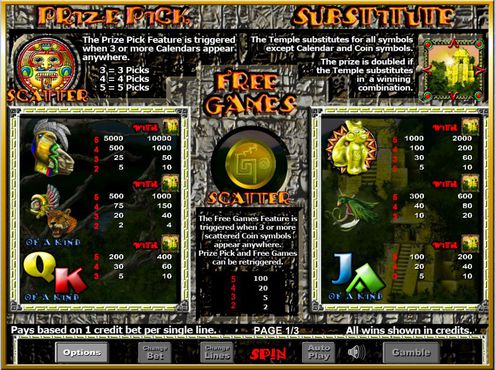 Aztec Rising free play Aztec Rising free play