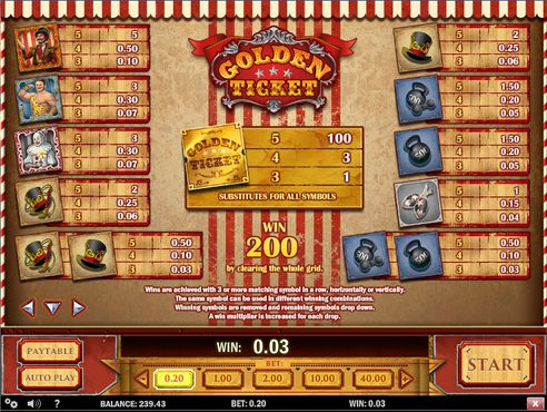 Golden Ticket free play Golden Ticket free play