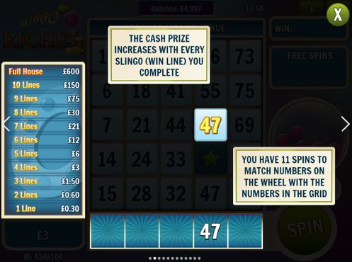 Slingo Riches free play Slingo Riches free play