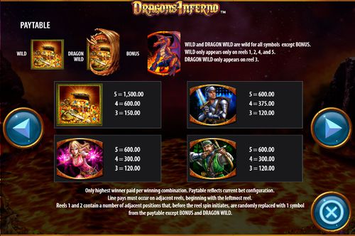 Dragon's Inferno free play Dragon's Inferno free play