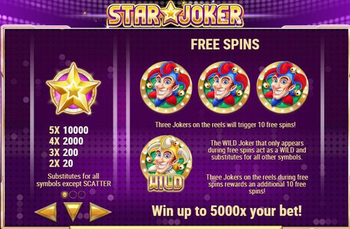 Star Joker free play Star Joker free play