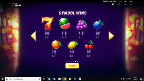 Five Star Power Reels free play Five Star Power Reels free play