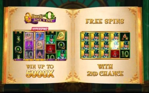 Book of Oz Lock N Spin free play Book of Oz Lock N Spin free play