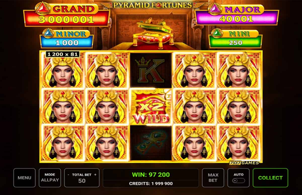Pyramid Fortunes demo Pyramid Fortunes demo