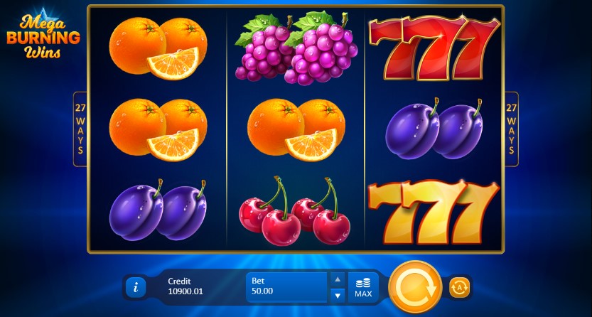 Mega Burning Wins 27 Ways demo Mega Burning Wins 27 Ways demo