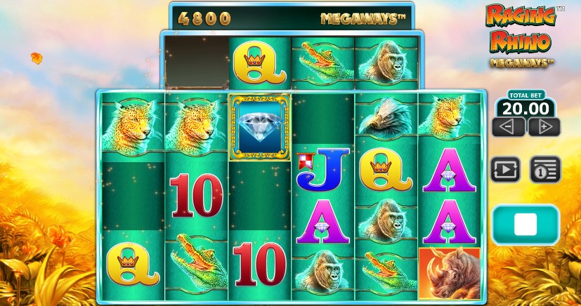 Raging Rhino Megaways demo Raging Rhino Megaways demo