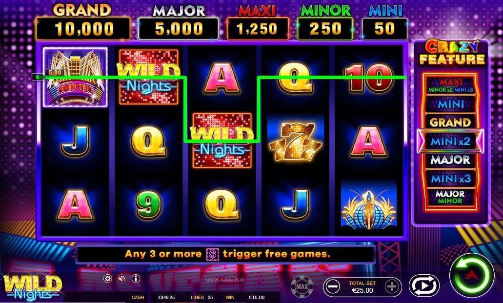 Wild Nights: Crazy Feature demo Wild Nights: Crazy Feature demo