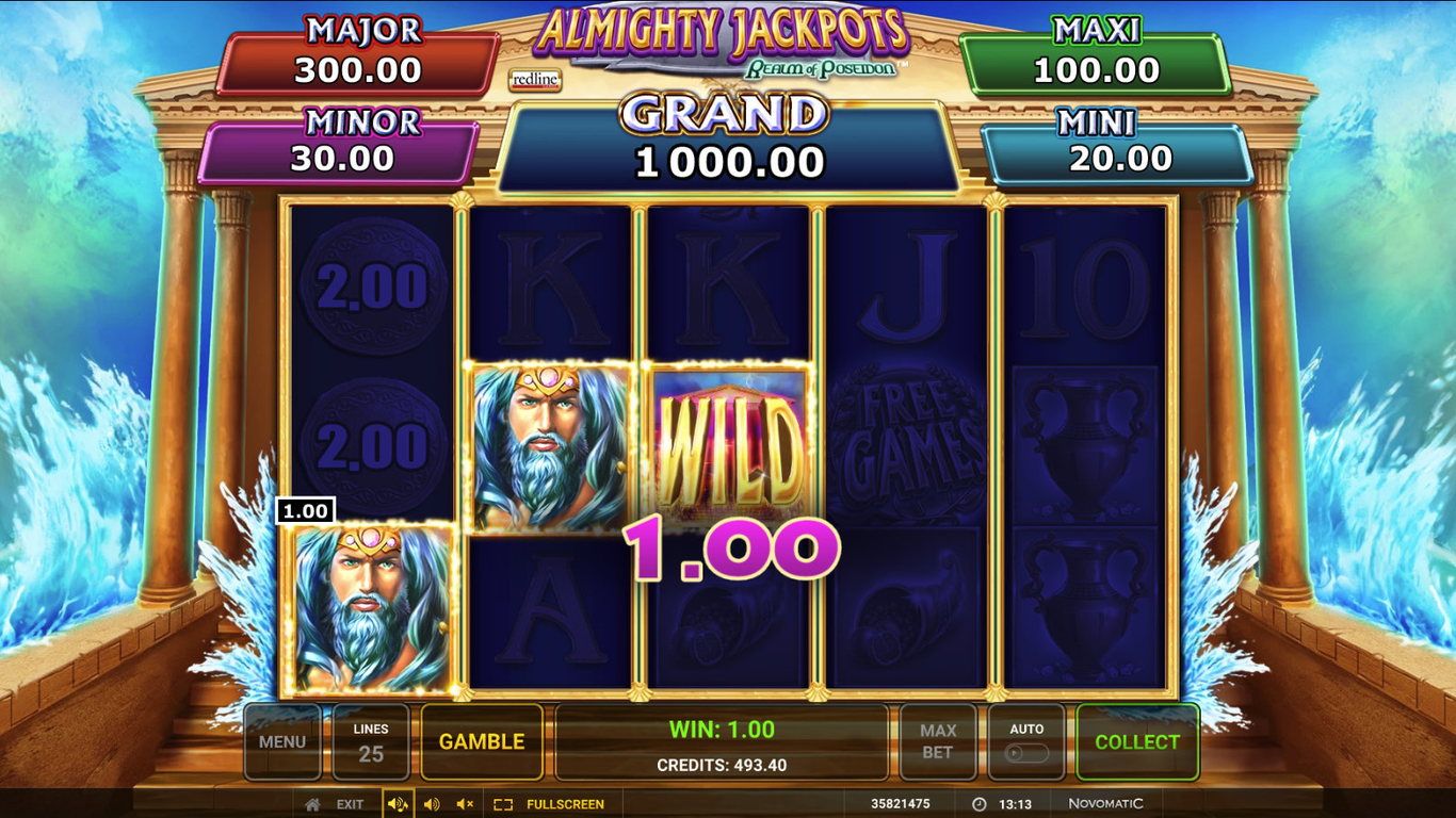 Almighty Jackpots: Realm of Poseidon demo Almighty Jackpots: Realm of Poseidon demo