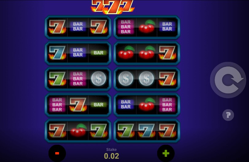 Blazing 777 demo Blazing 777 demo
