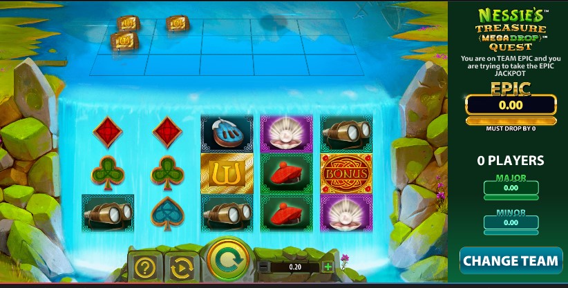 Nessie’s Treasure Mega Drop Quest demo Nessie’s Treasure Mega Drop Quest demo
