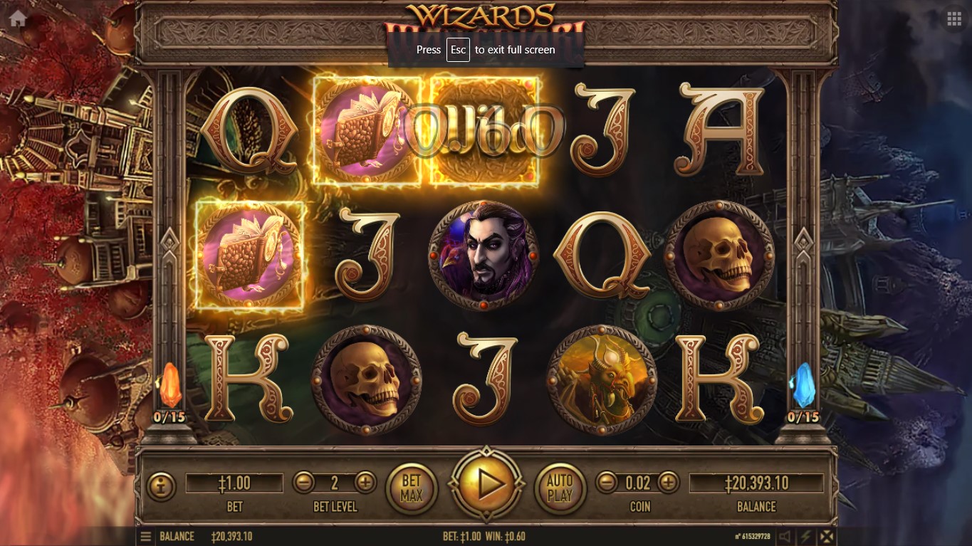 Wizards Want War Slot Machine
