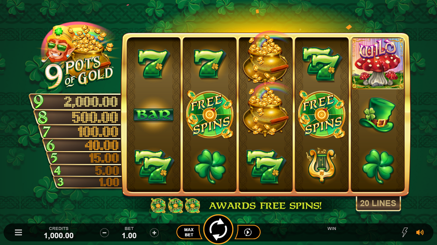 9 Pots of Gold demo 9 Pots of Gold demo
