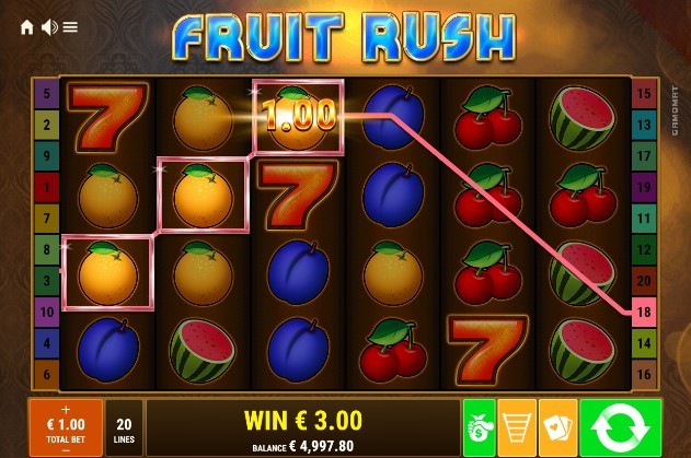 Fruit Rush demo Fruit Rush demo