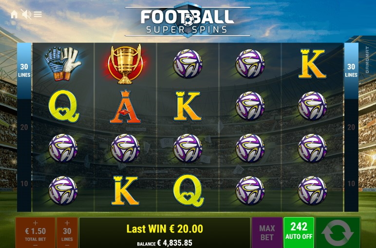 Football Super Spins demo Football Super Spins demo