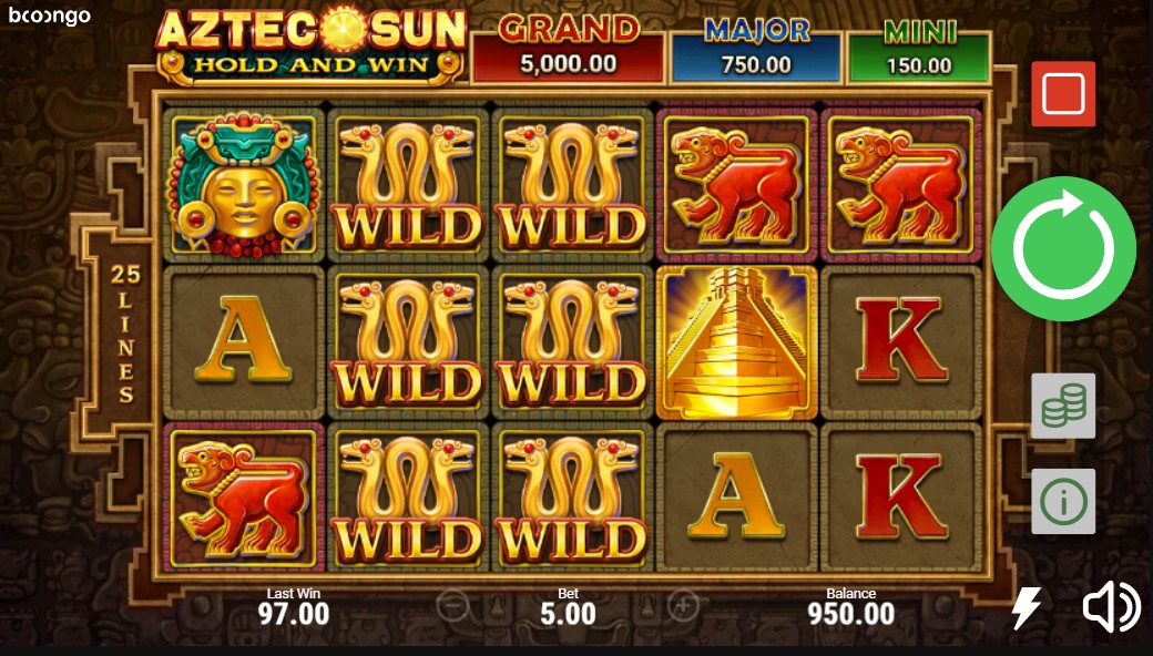 Aztec Sun: Hold and Win demo Aztec Sun: Hold and Win demo