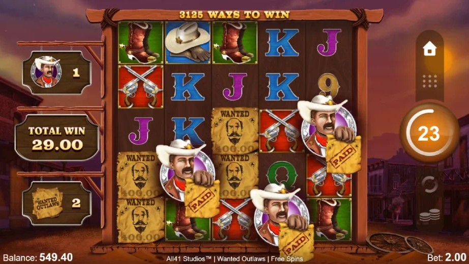 Play Wanted Outlaws Slot Claim 100 Spins