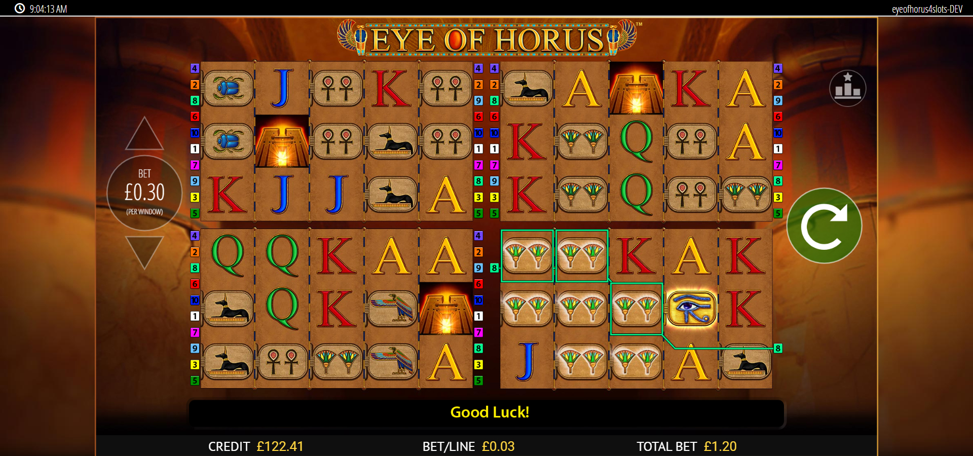 Eye Of Horus Slot Rtp