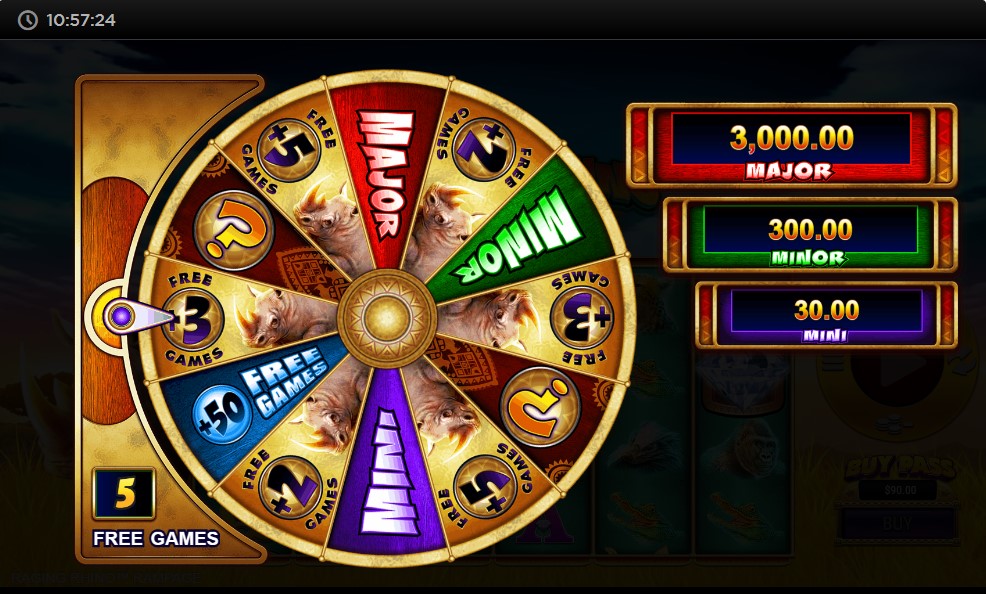 Raging Rhino Rampage demo Raging Rhino Rampage demo