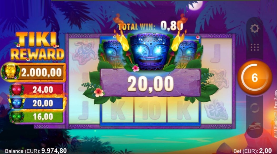 Tiki Reward demo Tiki Reward demo