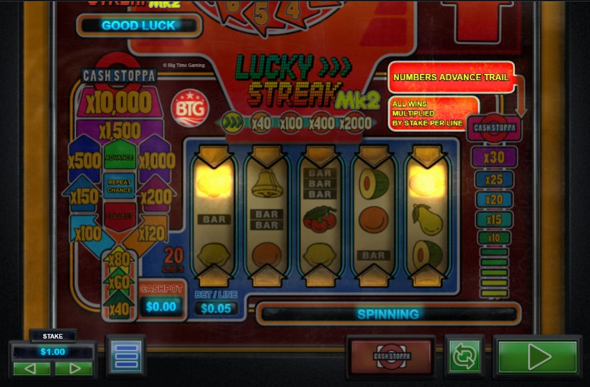 Lucky Streak Mk2 demo Lucky Streak Mk2 demo