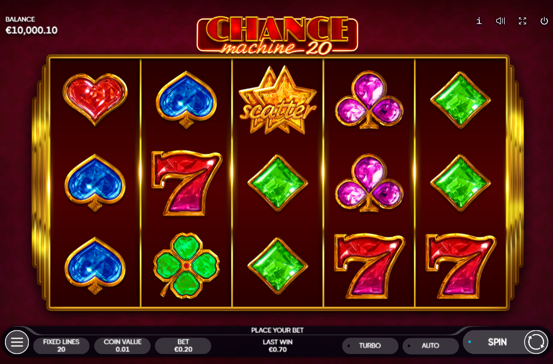 Chance Machine 20 demo Chance Machine 20 demo
