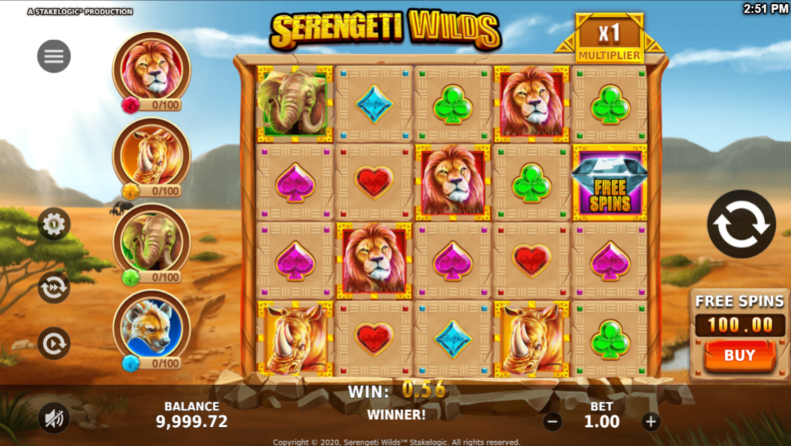 Serengeti Wilds demo Serengeti Wilds demo