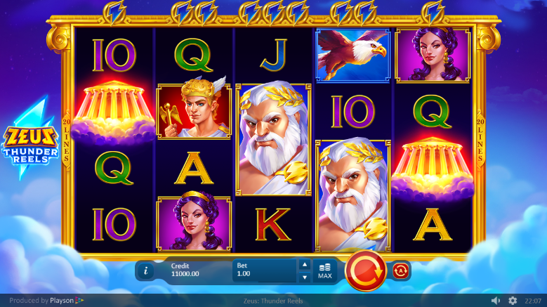 Zeus: Thunder Reels demo Zeus: Thunder Reels demo