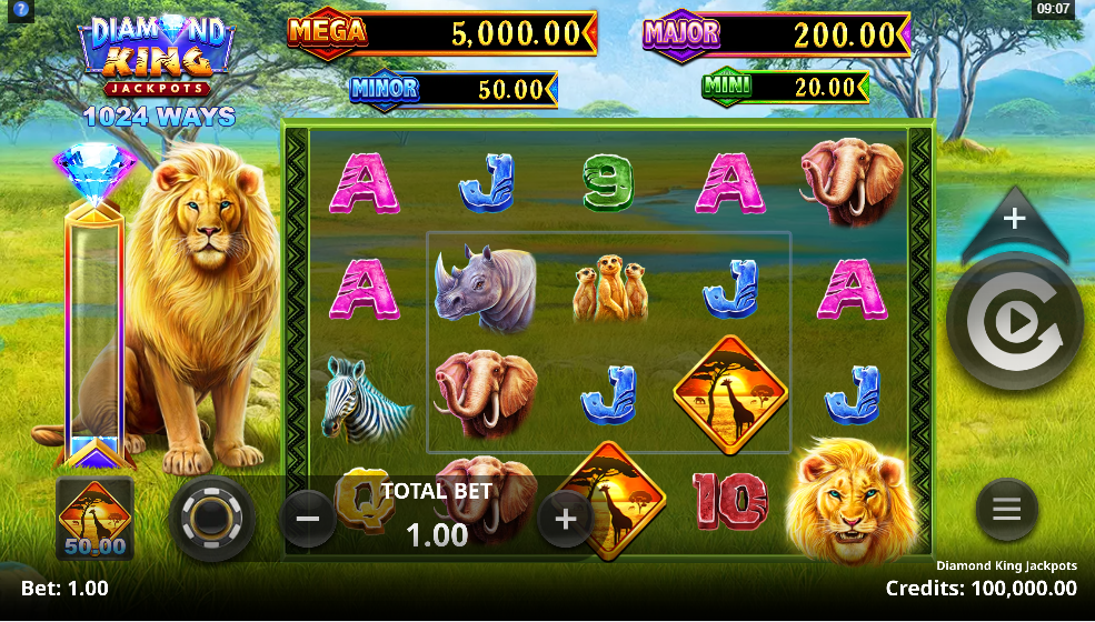 Diamond King Jackpots demo Diamond King Jackpots demo