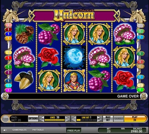 Enchanted Unicorn Slot Machine Free Play